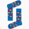 Κάλτσα Unisex με Σχέδιο Blue Fast Food