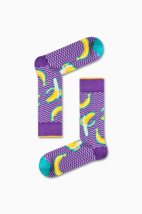 Κάλτσα Unisex με Σχέδιο Purple Bananas