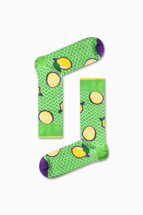 Κάλτσα Unisex με Σχέδιο Green Lemons
