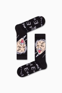 Καλτσα Unisex με Σχέδιο Black Big Einstein