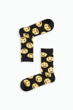 Κάλτσα Unisex με Σχέδιο Happy Dollar Face