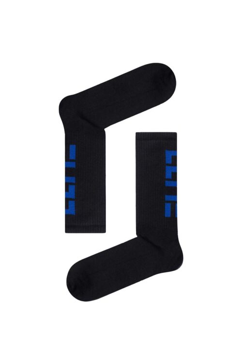 Κάλτσα Unisex με Σχέδιο Black Blue EL172