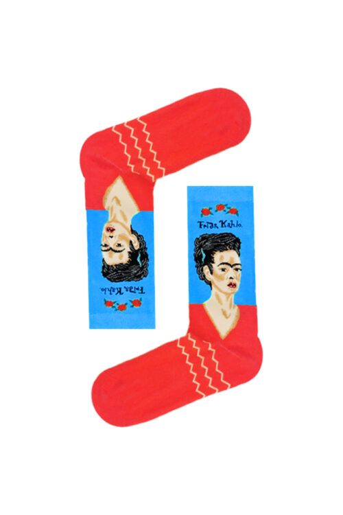 Κάλτσα Unisex με Σχέδιο Blue Frida Kahlo
