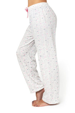 Γυναικείο Βαμβακερό Παντελόνι Πυτζάμα White Rabbit