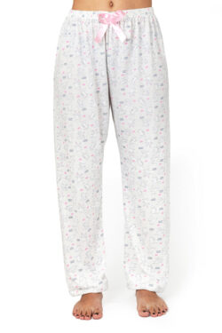 Γυναικείο Βαμβακερό Παντελόνι Πυτζάμα White Rabbit