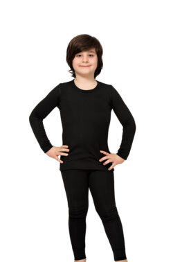Παιδικό Ισοθερμικό Μακρύ Μανίκι Μαύρο