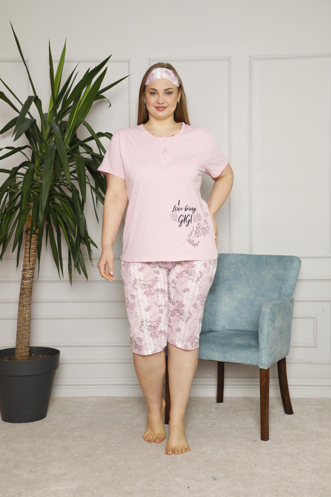 Γυναικεία Κάπρι Πυτζάμα Being Gigi Pink