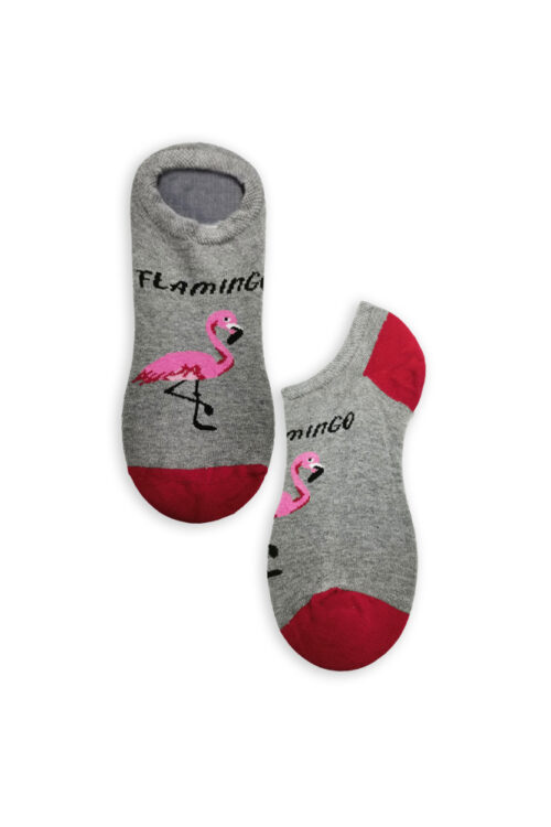 Κάλτσα Σοσόνι Βαμβακερό Grey Flamingo