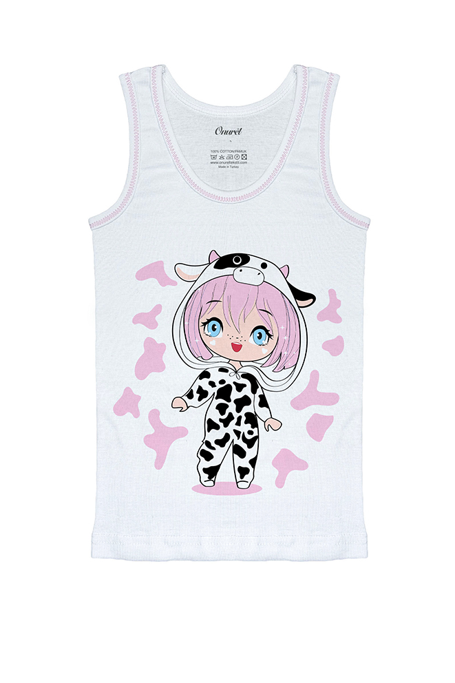 Παιδική Φανέλα για Κορίτσια με Τιράντα