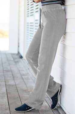 Γυναικείο Βελουτέ Παντελόνι Grey