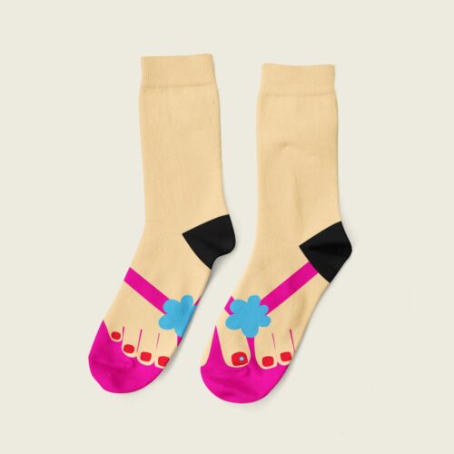 Κάλτσα Unisex Digital Sandals