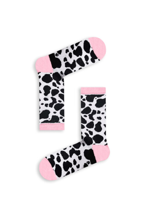 Κάλτσα Unisex με Σχέδιο Cow Print