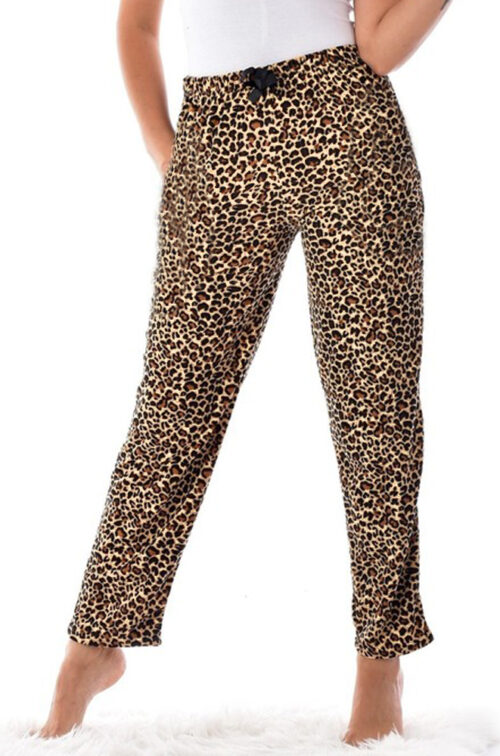 Γυναικείο Leopard Παντελόνι Πυτζάμας