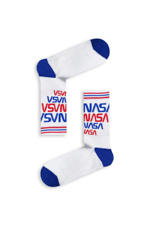 Κάλτσα Unisex με Σχέδιο Blue & Red NASA