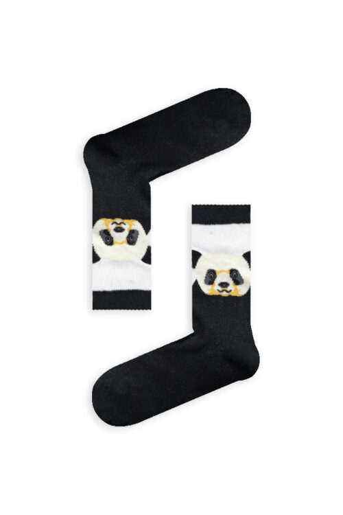 Κάλτσα Unisex με Σχέδιο Panda Face