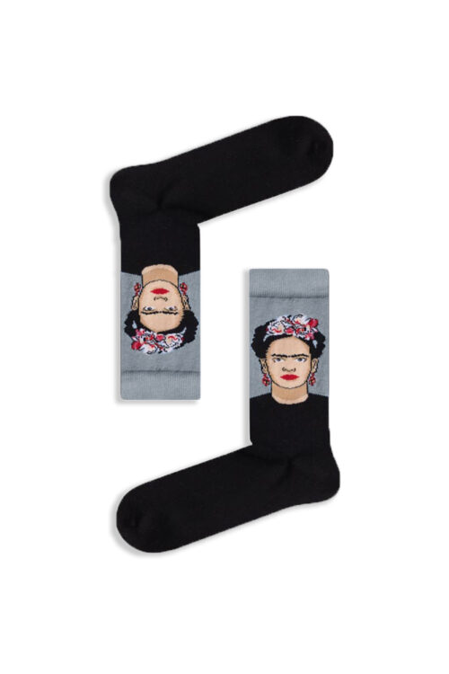 Κάλτσα Unisex με Σχέδιο Black Frida Grey