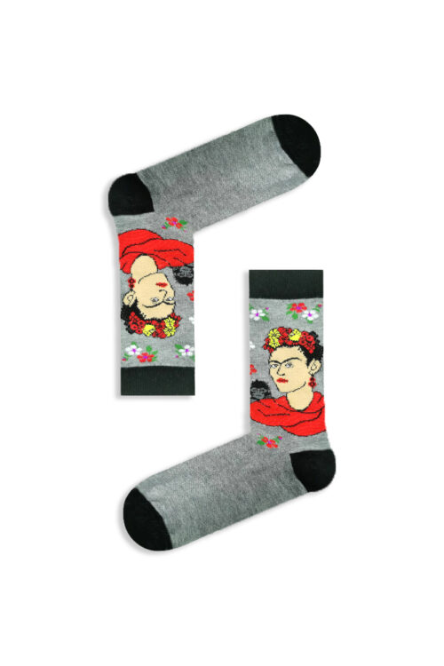 Κάλτσα Unisex με Σχέδιο Frida In Red