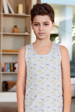 Παιδική Φανέλα για Αγόρια με Τιράντα Little Dinosaurs