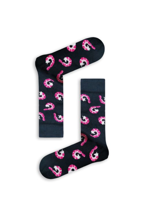 Κάλτσα Unisex με Σχέδιο Pink Shrimp