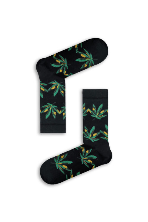 Κάλτσα Unisex με Σχέδιο Green Cannabis