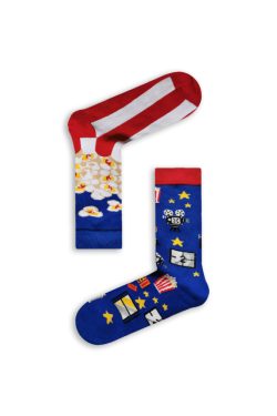 Κάλτσα Unisex με Σχέδιο Cinema Popcorn