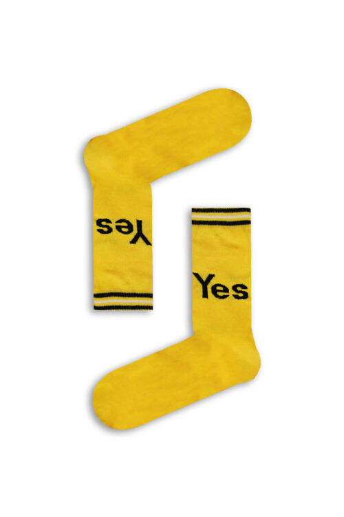 Κάλτσα Unisex με Σχέδιο Yes