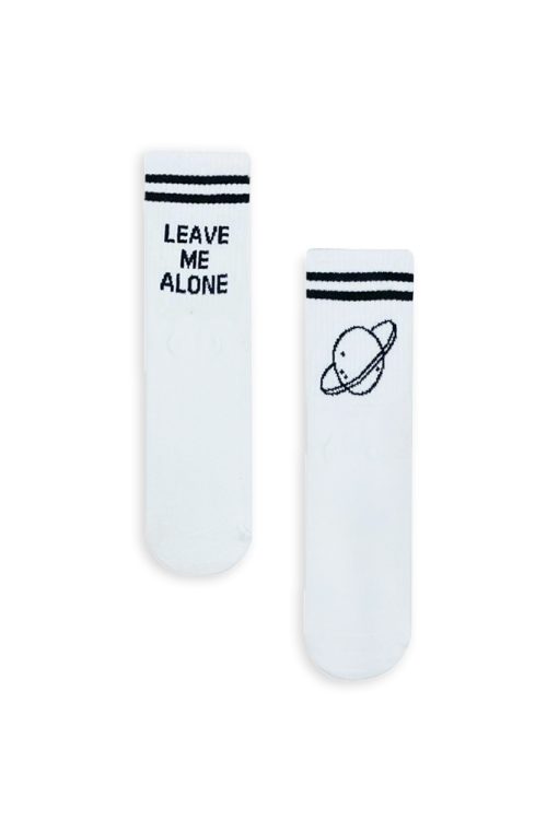 Κάλτσα Unisex με Σχέδιο Leave me Alone