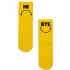 Κάλτσα Unisex με Σχέδιο Hi & Bye