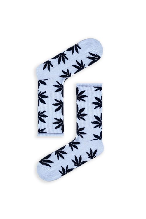 Κάλτσα Unisex με Σχέδιο Black Cannabis