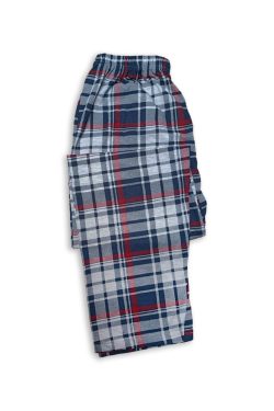 Ανδρικό Βαμβακερό Παντελόνι Πυτζάμα Grey Plaid