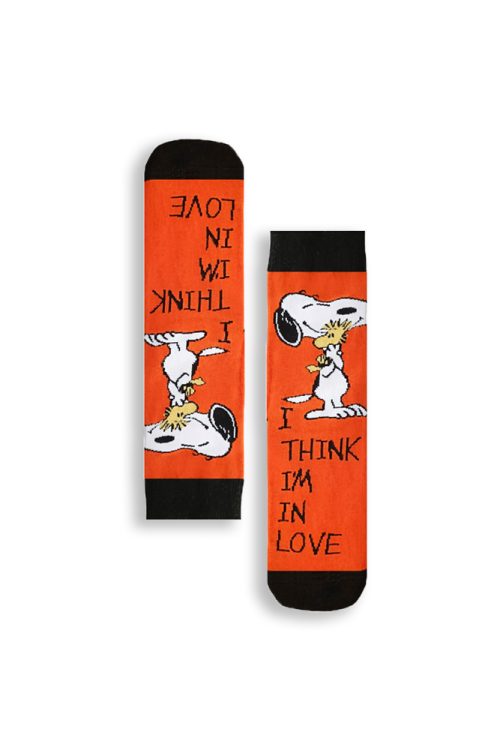 Κάλτσα Unisex με Σχέδιο Snoopy Love