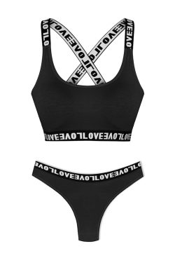 Γυναικείο Βαμβακερό Σετ Love