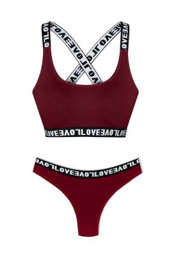 Γυναικείο Βαμβακερό Σετ Love