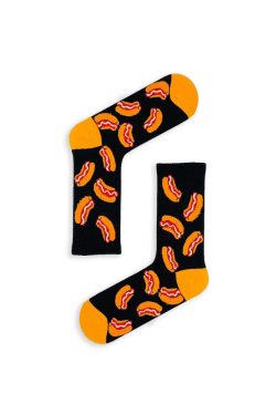 Κάλτσα Unisex με Σχέδιο Hot Dog