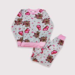 Πυτζάμα Παιδική Bear With Rose