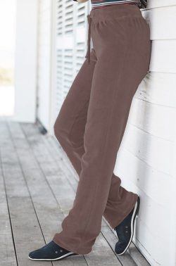 Γυναικείο Βελουτέ Παντελόνι Mocha