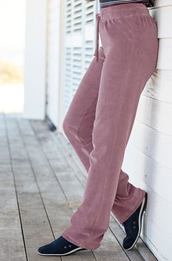 Γυναικείο Βελουτέ Παντελόνι Puce