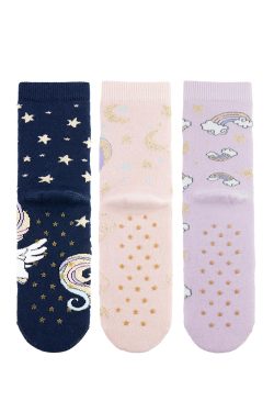 Κάλτσα Παιδική Πετσετέ Colorful Rainbow