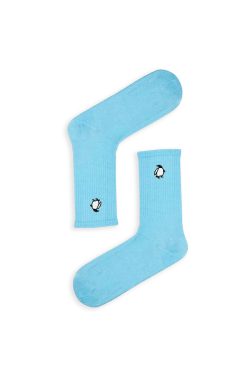 Κάλτσα Unisex με Σχέδιο Κέντημα Penguin