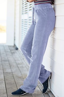 Γυναικείο Βελουτέ Παντελόνι Light Blue