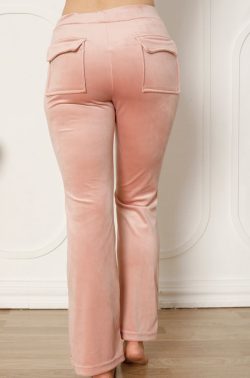 Γυναικείο Βελουτέ Παντελόνι Με Τσέπες