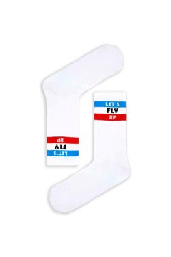 Κάλτσα Unisex με Σχέδιο Let's Fly Up