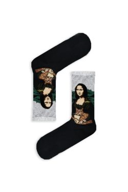 Κάλτσα Unisex με Σχέδιο Different Mona