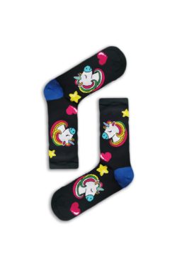 Κάλτσα Unisex με Σχέδιο Unicorn