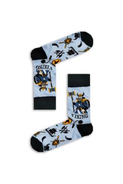 Κάλτσα Unisex με Σχέδιο Viking