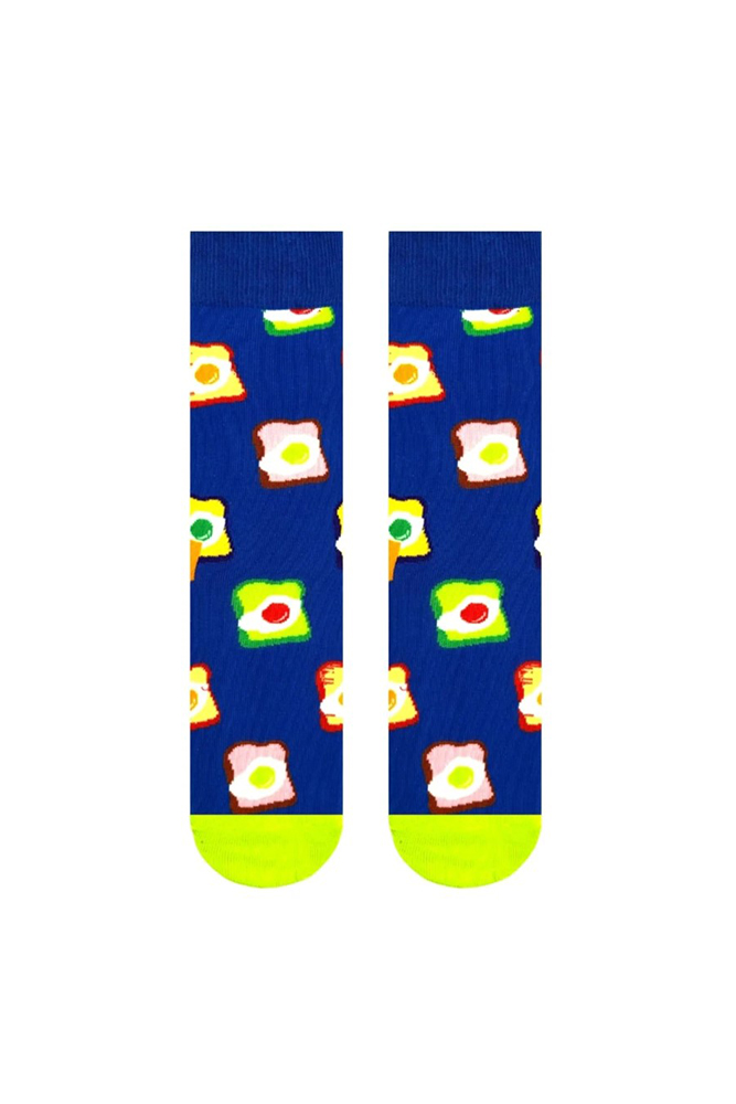 Κάλτσα Unisex με Σχέδιο Colorful Toast