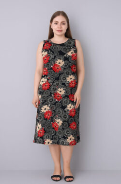 Γυναικείο Φόρεμα Red Flower