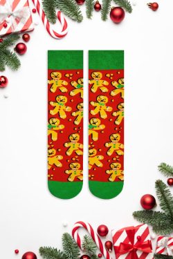 Κάλτσα Unisex με Σχέδιο Cookie