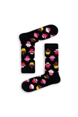 Κάλτσα Unisex με Σχέδιο Cupcakes