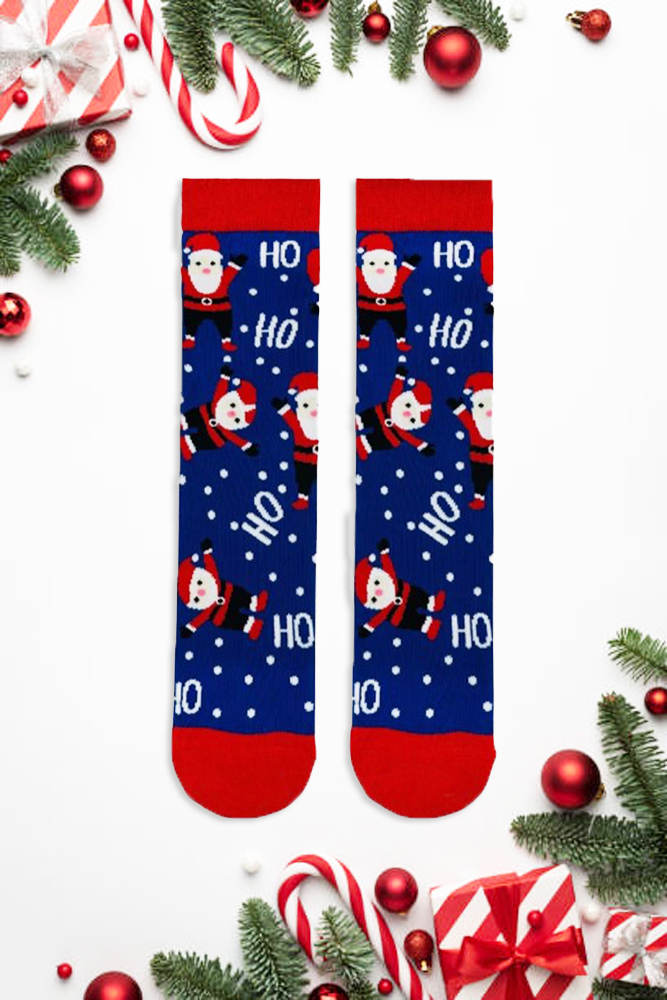 Κάλτσα Unisex με Σχέδιο Ho Ho Ho
